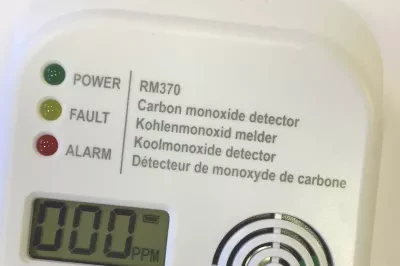 Co melder met digitaal display